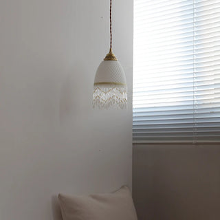 Celako™ Opaline Pendant Light | Glass Dining Room Lighting