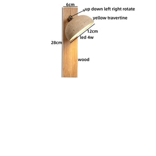 Celako™ Auratone Wall Light | Yellow Travertine Kitchen Island Lighting