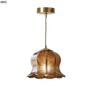 Celako™ Cuvetra Pendant Light | Glass French Vintage Bedroom Lighting