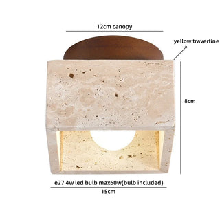 Celako™ Marvela Ceiling Light | Travertine Living Room Lighting