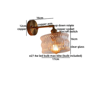 Celako™ Akagane Wall Light | Glass Japan Style
