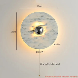 Celako™ Orbimar Wall Light | Marble Living Room Lighting