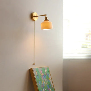 Celako™ Porcelia Wall Light | White Ceramic Living Room Lighting