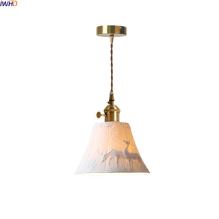 Celako™ Shiroco Pendant Light | Ceramic Bedroom Lighting