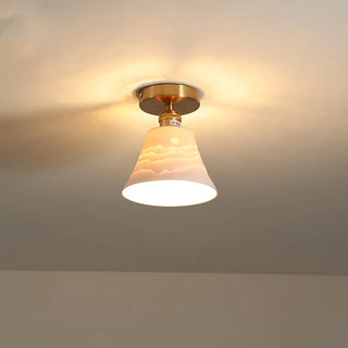 Celako™ Ensora Ceiling Light | White Ceramic Kitchen Island Lighting