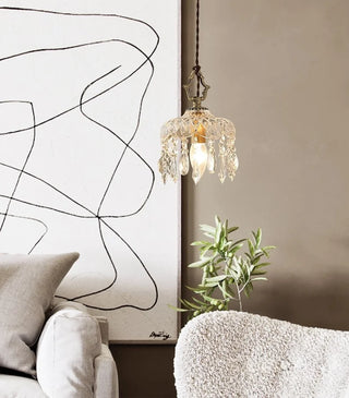 Celako™ Auricite Pendant Light | Crystal Glass Bedroom Lighting
