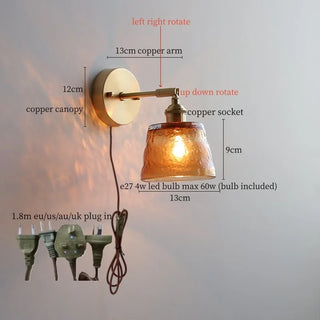 Celako™ Viridion Wall Light | Green Glass Stone Kitchen Island Lighting
