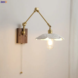 Celako™ Celia Wall Light | Ceramic Bedside Lighting