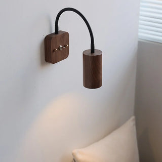 Celako™ Flexura Wall Light | Wood Bedroom Lighting