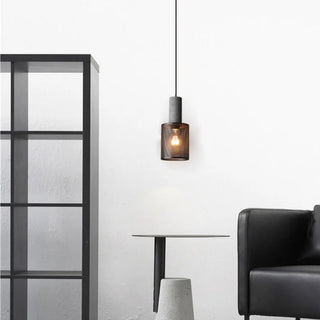 Celako™ Ferovi Pendant Light | Cement Iron Mesh Vintage Loft Bedroom Lighting