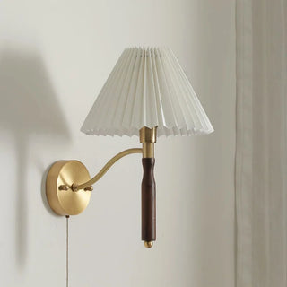 Celako™ Copera Wall Light | Copper Fabric Bedroom Lighting