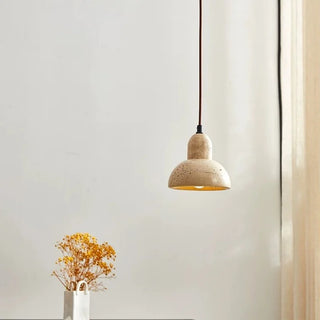 Celako™ Verta Pendant Light | Black Travertine Kitchen Island Lighting