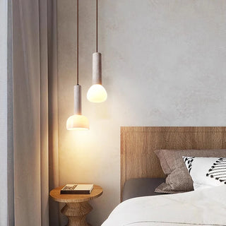 Celako™ Lupietra Pendant Light | Stone Japanese Vintage Bedroom Lighting