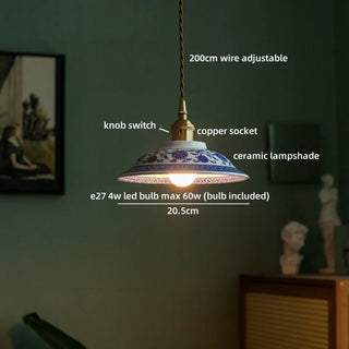 Celako™ Argila Pendant Light | Ceramic Dining Room Lighting
