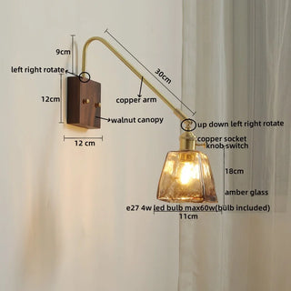 Celako™ Cuprya Wall Light | Copper Living Room Lighting