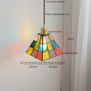 Celako™ Chromata Pendant Light | Glass Bedroom Lighting