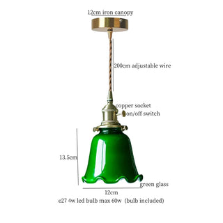 Celako™ Vitralea Pendant Light | Glass Bedroom Lighting