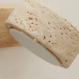 Celako™ Aurean Wall Light | Yellow Travertine Kitchen Island Lighting