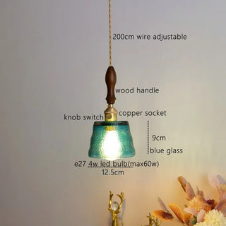 Celako™ Auriglass Pendant Light | Glass Stone Dining Room Lighting