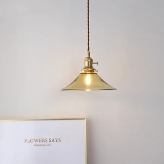 Celako™ Auriole Pendant Light | Glass Stone Bedroom Lighting