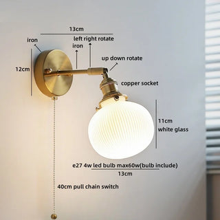 Celako™ Keramis Wall Light | Ceramic Bedroom Lighting