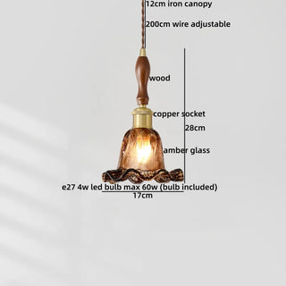 Celako™ Vetrova Pendant Light | Glass Bedroom Lighting