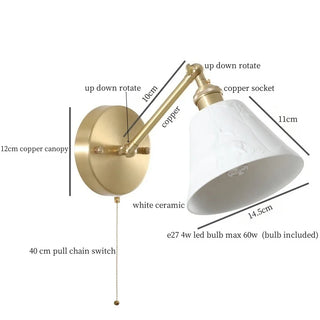 Celako™ Albarium Wall Light | Copper Living Room Lighting
