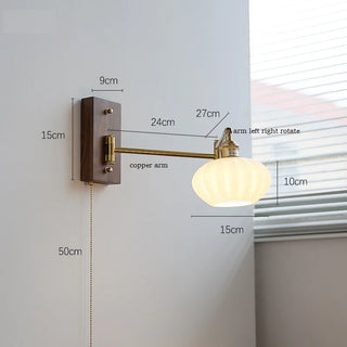 Celako™ Lustro Wall Light | Copper Bedside Lighting