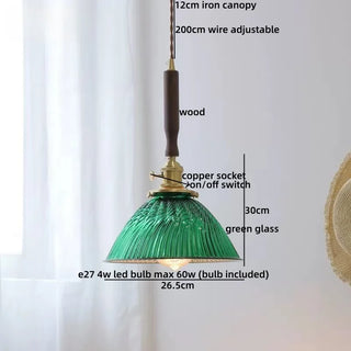 Celako™ Auretta Pendant Light | Glass Bedroom Lighting