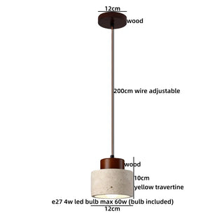 Celako™ Tavaro Pendant Light | Cement Japan Style Wabi Sabi Kitchen Island Lighting