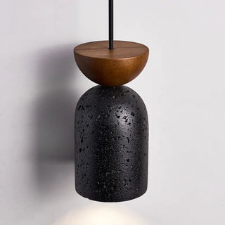 Celako™ Travro Pendant Light | Black Travertine Kitchen Island Lighting