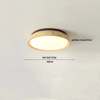 Celako™ Sabiere Ceiling Light | Black Travertine Living Room Lighting