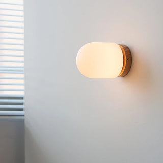 Celako™ Opalina Wall Light | Glass Bedroom Lighting