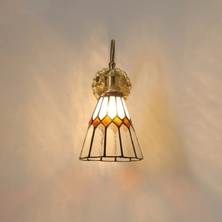 Celako™ Vitroma Wall Light | Copper Glass Bedroom Lighting