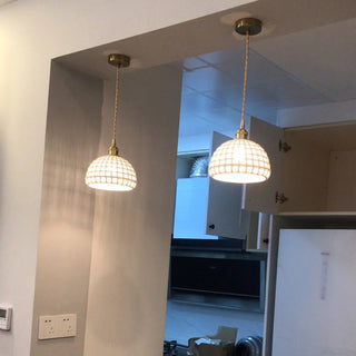 Celako™ Cavetto Pendant Light | Ceramic Wabi Sabi Modern Living Room Lighting
