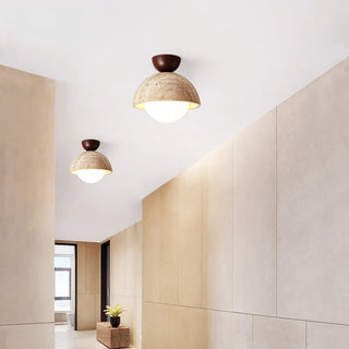 Celako™ Tibrelle Ceiling Light | Yellow Travertine Living Room Lighting