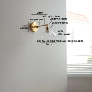 Celako™ Fioren Wall Light | Glass Living Room Lighting