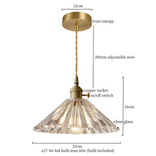 Celako™ Aurisel Pendant Light | Glass Bedroom Lighting