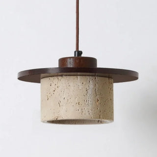 Celako™ Ishisabi Pendant Light | Yellow Travertine Kitchen Island Lighting