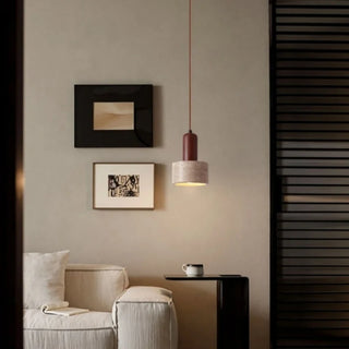 Celako™ Porenzo Pendant Light | Yellow Travertine Japan Style