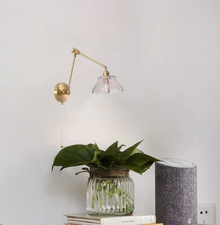 Celako™ Cuprilis Wall Light | Glass Bedroom Lighting