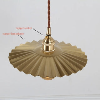 Celako™ Orikami Pendant Light | Copper Vintage Bedroom Lighting