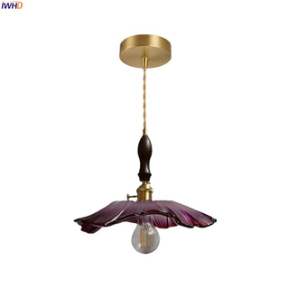 Celako™ Aurorine Pendant Light | Purple Glass Kitchen Island Lighting