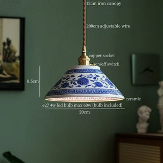 Celako™ Rakuzen Pendant Light | Ceramic Kitchen Island Lighting