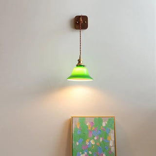 Celako™ Cuprelux Wall Light | Copper Glass Bedroom Lighting