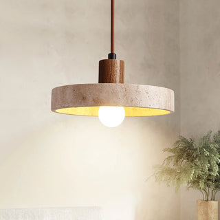 Celako™ Auratina Pendant Light | Yellow Travertine Kitchen Island Lighting