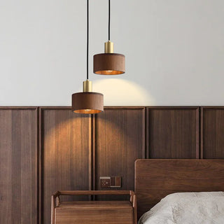 Celako™ Nucaro Pendant Light | Walnut Wood Dining Room Lighting