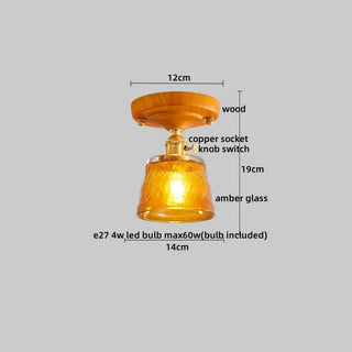 Celako™ Vitrine Ceiling Light | Aluminum Glass Living Room Lighting