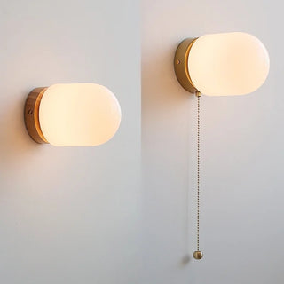 Celako™ Opalina Wall Light | Glass Bedroom Lighting