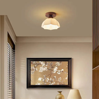 Celako™ Opaleen Ceiling Light | White Glass Kitchen Island Lighting
